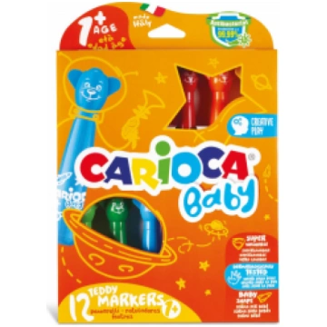 *Flomāsteri CARIOCA Teddy BABY, 12 krāsas RIM42816