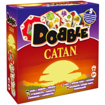 Galda spēle Dobble Catan Izglītojoša ballīšu spēle