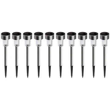 Komplekts 10x LED saules lampa LED/0,06W/1,2V 6000