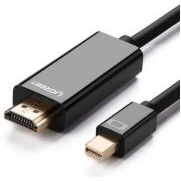 Ugreen Mini DP Male to HDMI Cable 4K 1.5m Black Pe