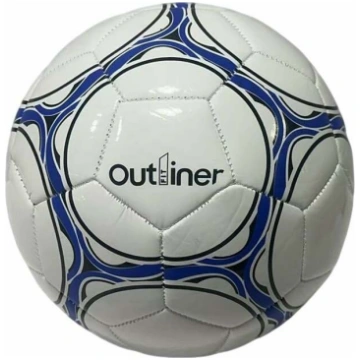 Futbola bumba Outliner, 4 izmērs, zila krās./balta