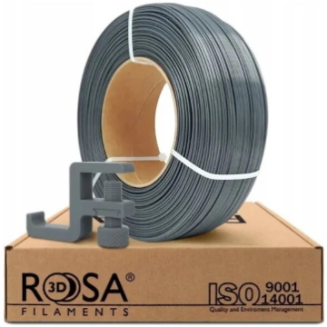 Filaments ROSA3D PCTG 1,75 mm 1 kg — pelēks — uzpi