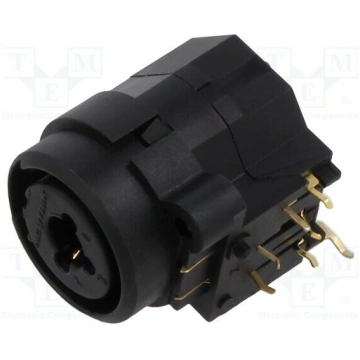 Connector: Jack 6,3mm + XLR; socket; female; angle