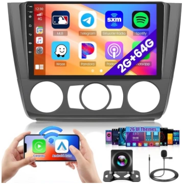 Hikity 2G 64G Android 15 auto radio BMW 1. sērijas