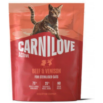 CARNILOVE ACTIVE Cat Beef & Venison Sterilised sau
