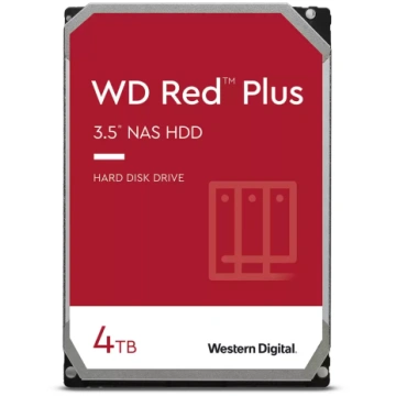 WD Red Plus NAS Hard Drive 4TB 256MB WD40EFPX