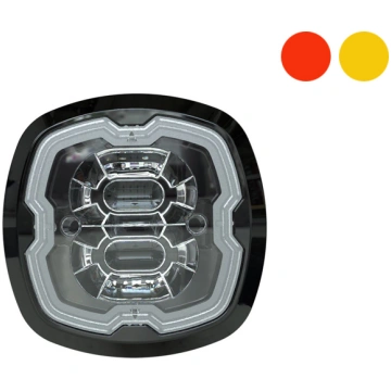 AXIXTECH LED signāla gaisma, divkrāsaina 36.50 x 3