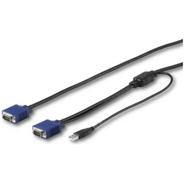 STARTECH 6 FT. (1.8 M) USB KVM CABLE RACKMOUNT CON