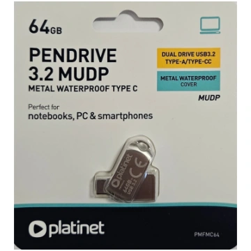 Pendrive Platinet MUDP 64 GB (PMFMC64) ( PMFMC64 )