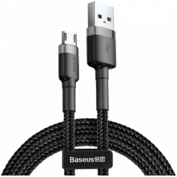 Baseus Cafule Micro USB cable 2.4A 1m (Gray + Blac