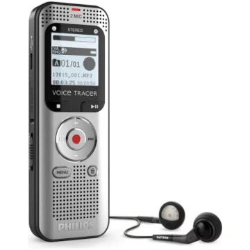 Philips VoiceTracer DVT2010 Alumīnijs Melns 16 Ω I