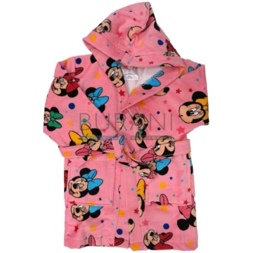 Caleffi Accappatoio Disney Minnie Fiocco in Spugna