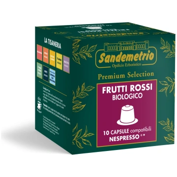 Capsule Sandemetrio Tisana Frutti Rossi comp. Nesp