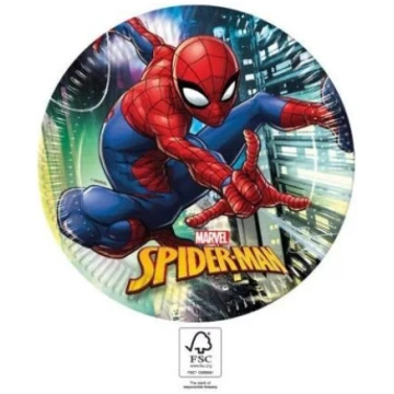 Spiderman papīra šķīvji (8 gabali)