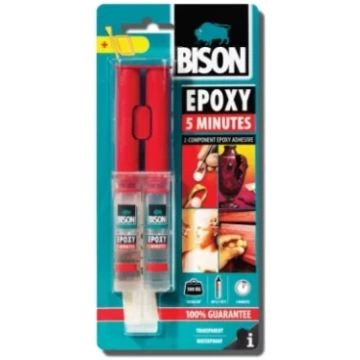 Bison EPOXY 5MINUTES 24ml Caurspīdīga epoksīda līm