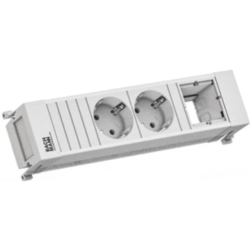 Bachmann POWER FRAME 2xCEE7/3 1xCM 0.2m GST18 RAL9