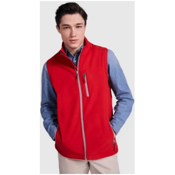 Vīriešu softshell veste NEVADA, sarkana