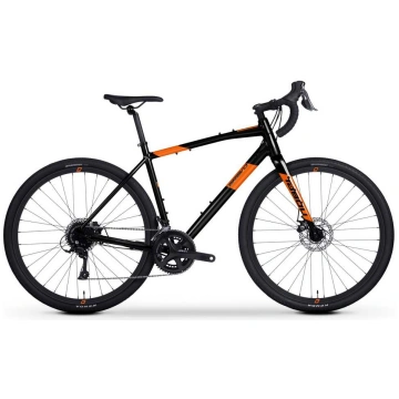 Dviratis Tabou Gravo 2.0 juodas-oranžinis-XL (Dydi