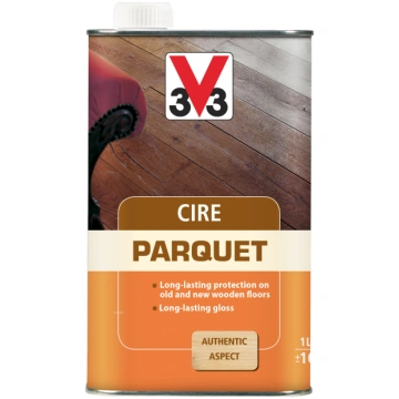 Grīdas vasks V33 Parquet, gaiša ozola krās., 1 l