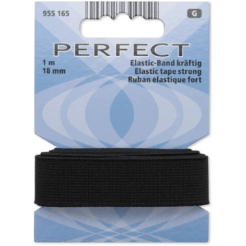 Elastīga lente Strong Prym 1m/18mm melna