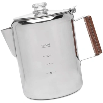 Tangxi Edelstahl-Kaffeemaschine für den Herd, Camp