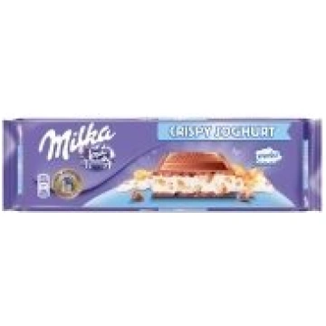 Šokolādes tāfelīte MILKA Crispy Yoghurt, 300g