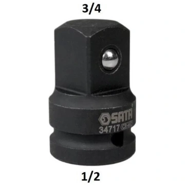 1/2" Dr. Impact adapter 1/2"(F) - 3/4"(M)