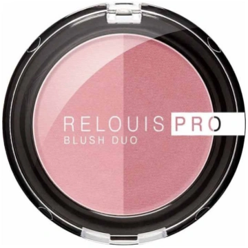RELOUIS PRO Blush Duo Kompakts vaigu sārtums, toni