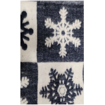 URGA ECO vilnas sedziņa - pleds 140x100cm SNOWFLAK