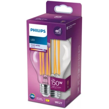 PHILIPS LED stikla 150W A67 E27 Auksti balta 4000K