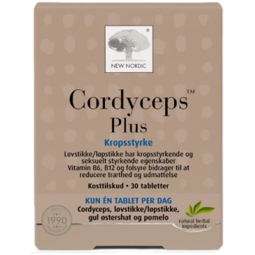 New Nordic Cordyceps™ Plus, 30 tabletes