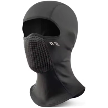Rockbros LF25699 Fleece Bicycle Balaclava - Black