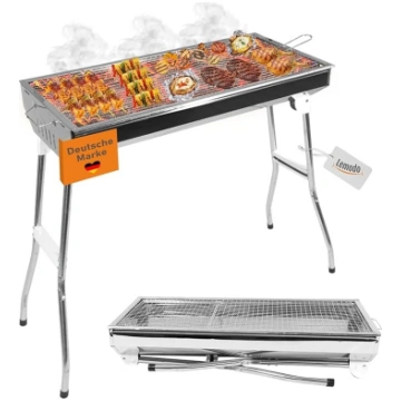 Lemodo Mangal Barbecue ogļu grils — salokāms nerūs