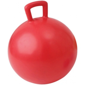 Gymnastic ball with handle 55cm red 531TRPR133