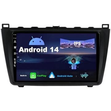 SXAUTO Android 14 Auto radio priekš Mazda 6 Rui Wi