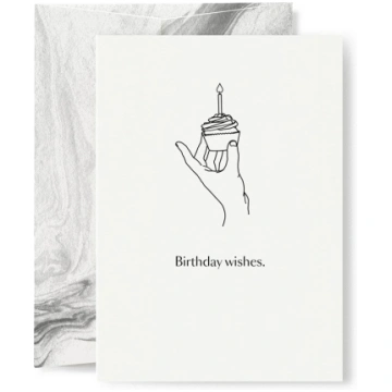 Kartīte Birthday Cupcake