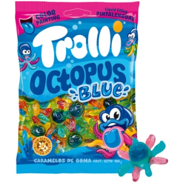 Octopus Polipo Lucido Pittura Lingua Trolli 100gr 