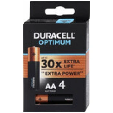 Optimum AA Alkaline 4pack Duracell