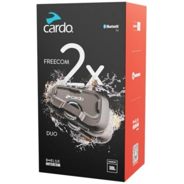 Bezvadu garnitūra CARDO - Intercom moto - FREECOM2