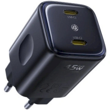 Baseus PicoGo AN13 2x USB-C Tīkla Lādētājs 45W EB1