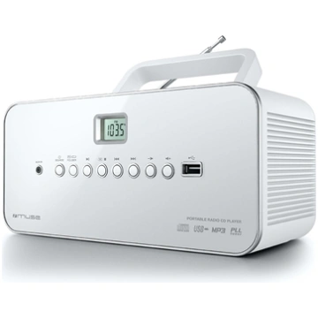 Muse | M-28RDW | Portable CD/MP3 Radio with USB | 