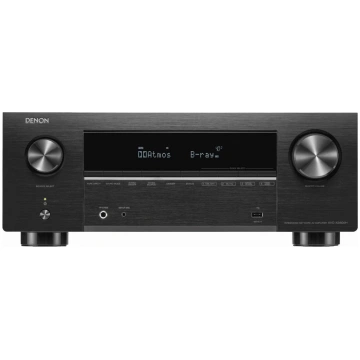 DENON AVC-X3800H BLACK AV RESĪVERIS / PASTIPRINĀTĀ