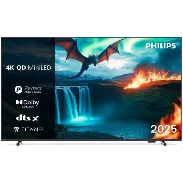 PHILIPS 75" MLED810 – 4K QD Mini-LED Ambilight TV 