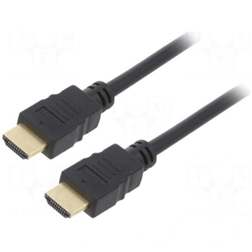 Cable | HDMI plug,both sides | PVC | 3m | black | 