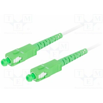 Fiber patch cord; SC/APC,both sides; 30m; 9/125um;