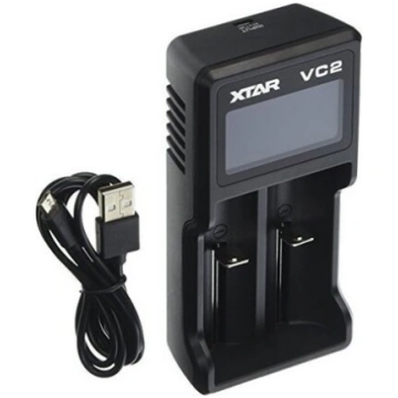 Lādētājs VC2, Li-ion, 18650, usb, XTAR