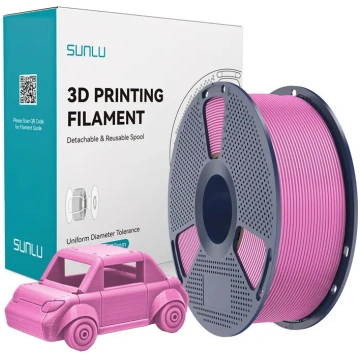 3D drukas filaments Sunlu PETG rozā – PETG P
