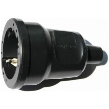 Kontaktligzda ABL, 16A, 250V, a/z, IP20, melns, PV