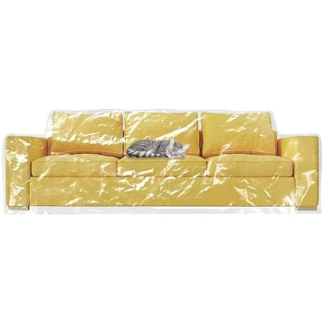 wokire Heavy Duty Plastic Couch Cover Waterproof T