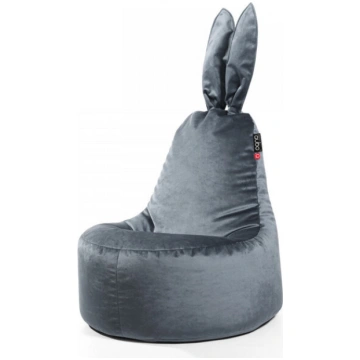 Sēžammaiss Qubo™ Daddy Rabbit, gobelēns, tumši pel
